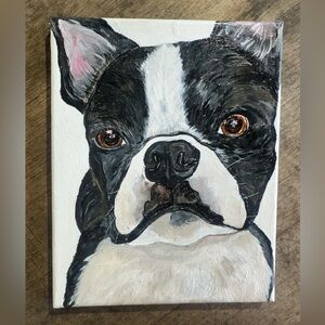 RIKKISRATPACK Custom paintings of Boston Terriers